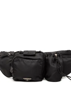 Tessuto Multi Pocket Belt Bag - Prada - FashionsVida