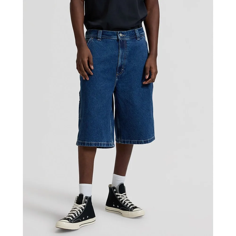 Pantalones cortos vaqueros de hombre de corte relaxed en azul - Lee - FashionsVida