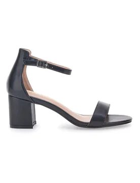 Sandali Neri Con Tacco a Blocco 402 37 - FIRST LADY - FashionsVida
