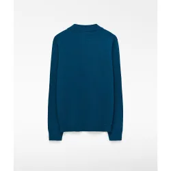 Jersey de hombre media cremallera con cuello perkins