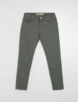 Jeans slim fit - verde petrolio