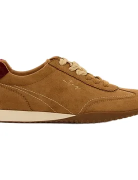 Sneaker Alana Leather / Burgundy EU 36 - MTNG - FashionsVida