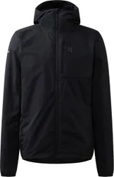 Veste de randonnée légère et déperlante - L.I.M Mimic Barrier Hood M True Black en Softshell - Taille XL - Noir