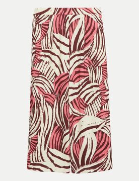 RED LABEL Strukturierte Culotte mit Falten und Elastikbund Pink 38