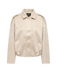 Giacca effetto pelle ONLAMBER beige L