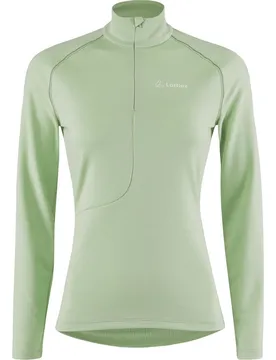 Löffler Midlayer Tech-Merino Damen Rollkragenpullover, grün 42