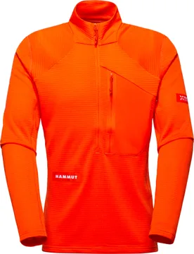 Polaire respirante zippée - Eiger Nordwand Advanced FL Half Zip Pull Men Eiger Orange - Taille L - Mammut - FashionsVida