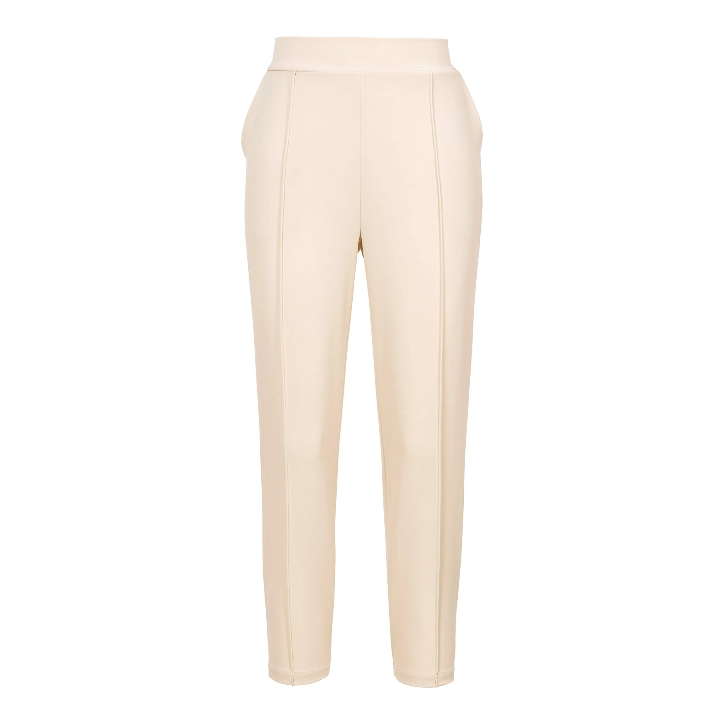 Bequem-Schlupfhose 7/8 „Elegant“ beige L Damen - wedolina - FashionsVida