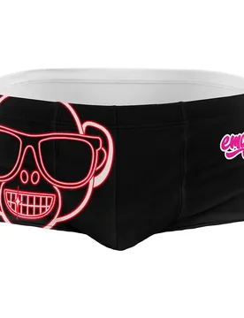 Slip De Bain Boxer Emoji Monkey Neon - OTSO - FashionsVida