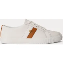Zapatilla Janson II de piel con rayas laterales de mujer