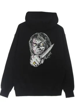 Felpa Leggera Cappuccio Uomo Criminal Hoodie Black/pink - Propaganda - FashionsVida