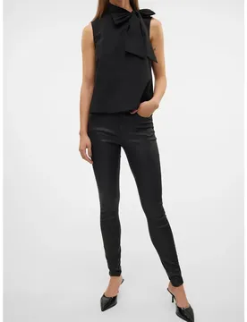 Jean Flash Skinny Coated Black XS