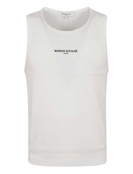 Maison kitsun paris ribbed tank top