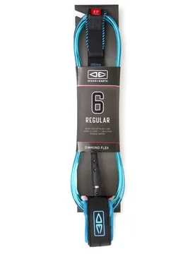 Leash De Surf Regular Diamond Flex Moulded Blue 7´0´´ unisex - Ocean & Earth - FashionsVida