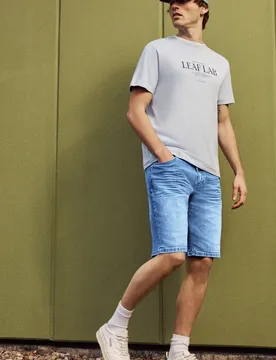 Street One Jeansshorts im Regular Fit male Blau