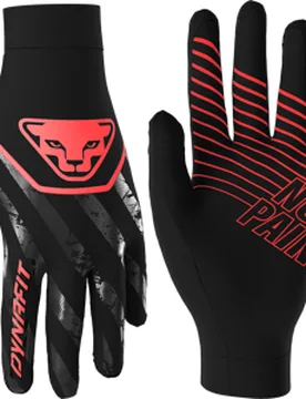 TRAIL REFLECTIVE GLOVES Unisex Black Out/Pink M - Dynafit - FashionsVida
