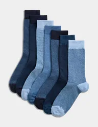 Pack Cool & Fresh™ Cotton Rich Socks Denim Mix male