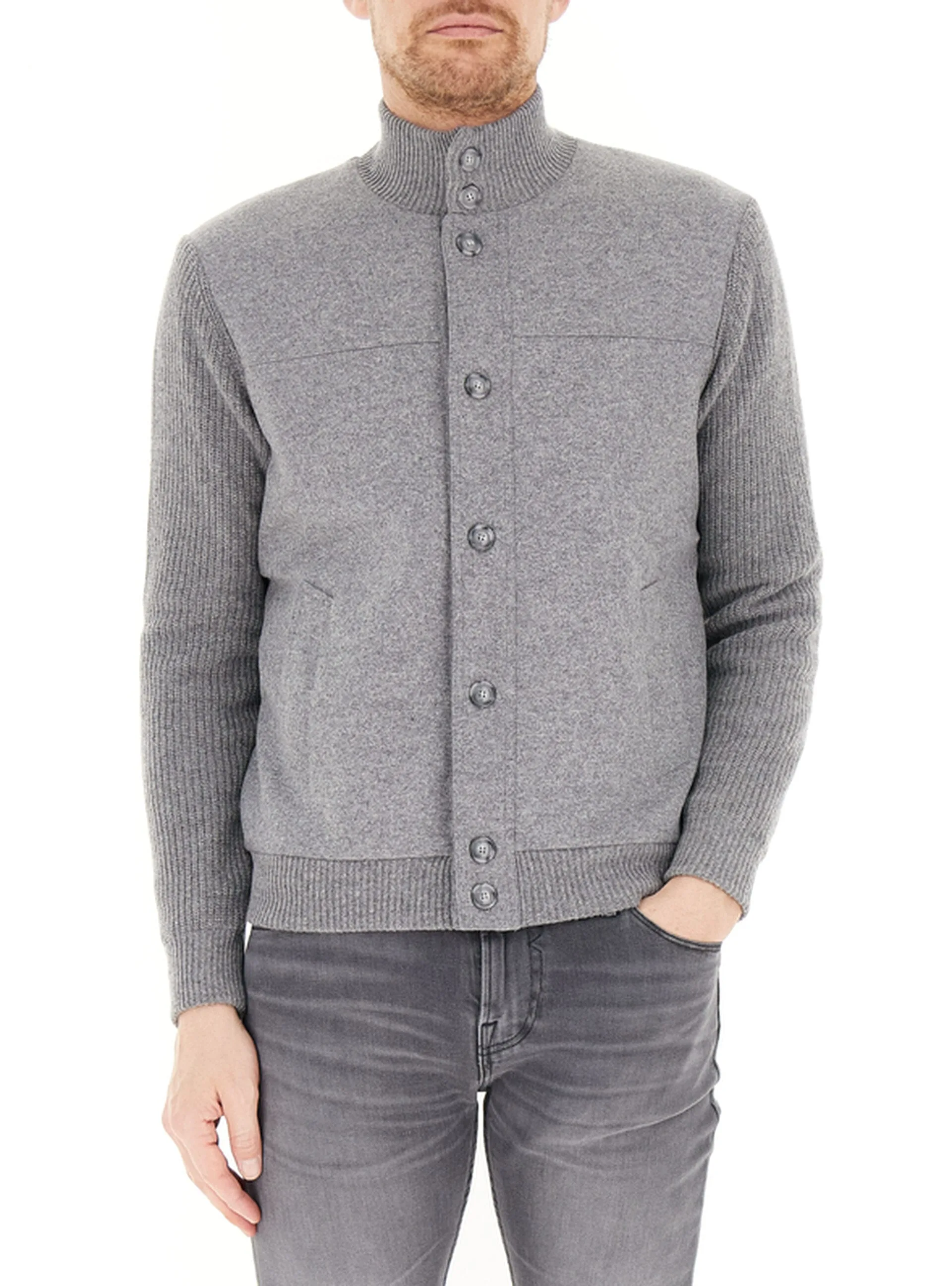 FERRANTE Giacca in lana GRIGIO 50 - FERRANTE - FashionsVida