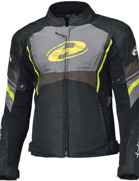 Giacca Moto Baxley Top Nero Giallo Fluo Grigio taglia 5XL - Held - FashionsVida