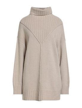 Rollkragenpullover Damen Beige XL Damen