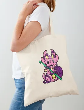 Crochet Dragon Tote Bag sacs de shopping foldable reusable bag shopping cart bags - Aliexpress - FashionsVida