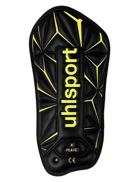 Tège-tibias X Plate Black / Fluo Yellow XL unisex