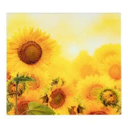 Motivplatte „Sonnenblume“ gelb