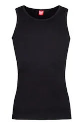 Mens 1 Pack SOCKSHOP 0.45 TOG Sleeveless Vest Black S - Black - Size: Small