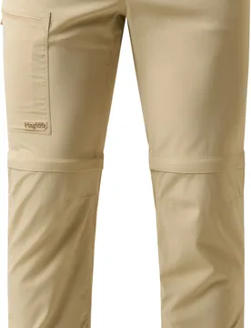 Pantalon de randonnée résistant - Lite Standard Zip-Off II Pant M Chalk Beige - Taille 48 FR - Haglöfs - FashionsVida