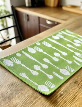 Confezione da 4 tovagliette all’americana - verde