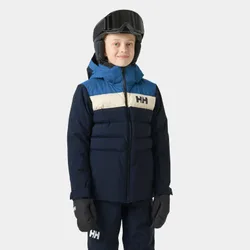 Junior Cyclone Jacket - Junior Boys Classic Ski Jacket Navy 14 - Navy Blue - Unisex