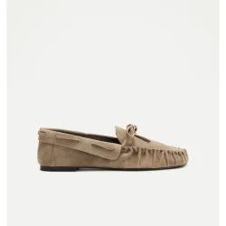 Zapatos planos de mujer con efecto arrugado