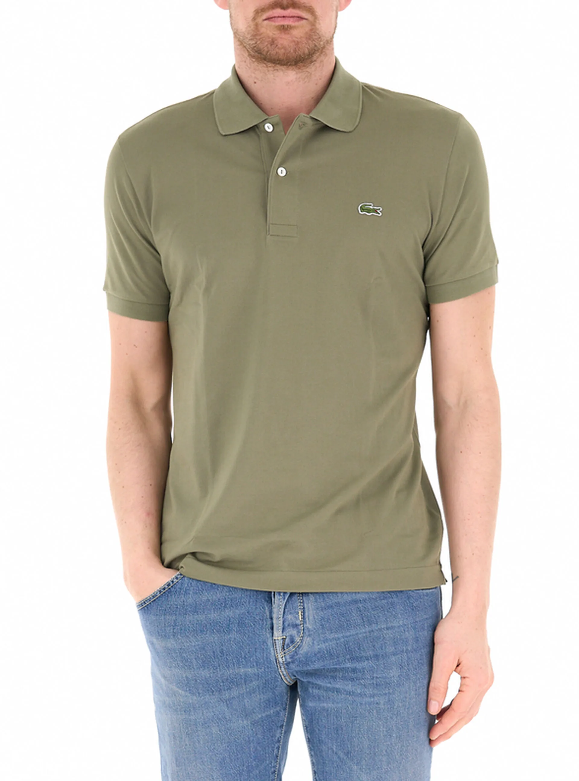 Polo maniche corte VERDE MILITARE 5 - Lacoste - FashionsVida