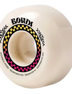 Roues De Skateboard Checker 54 Mm White 54 mm/99A unisex