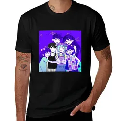 Omori Friends II T-Shirt No Iron Casual Short Sleeve Top