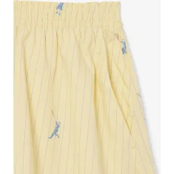 Pantalón de mujer corto tipo bóxer de mujer de jacquard de popelín de algodón en