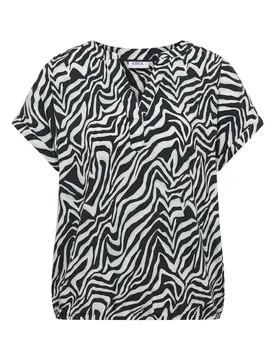 EOS_sall zebra Printed Blouse feale