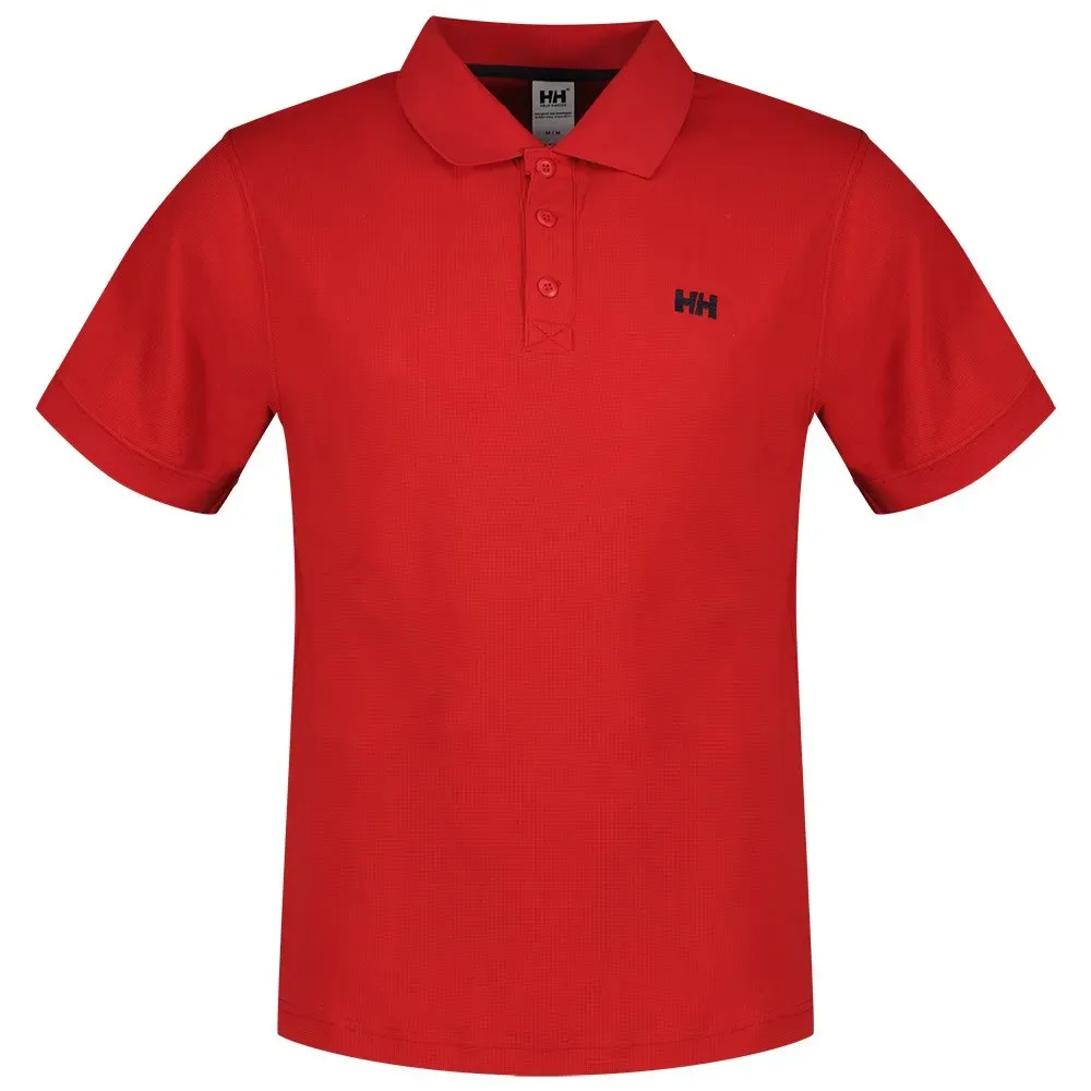 Driftline Short Sleeve Polo Red M Men - Helly Hansen - FashionsVida