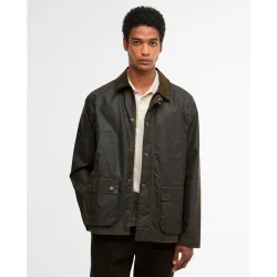 Chaqueta de hombre ligera de color lliso y dos bolsillos tipo plastón