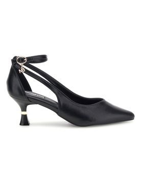 Décolleté nere con cinturino alla caviglia e tacco sagomato Burani 51851c1204 38