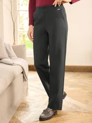 Marlene-Hose Bequemjersey - Schwarz - female - Size: 21