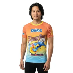Maglietta A Maniche Corte Smurf Smurfing Multicolour L