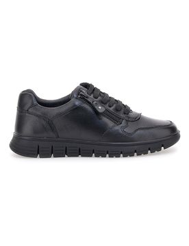 Sneakers nere con lacci e zip laterale 24117840 40