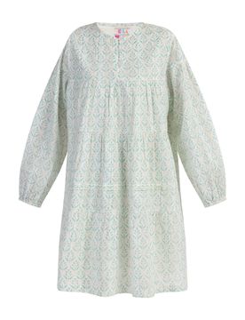 IZIA Vestido turquesa / blanco