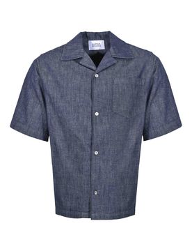 Camicia Bowling In Cotone Chambray