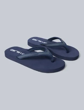 Swish' Womens Flip Flops With Soft Padded Upper Straps Comfy Slip-On Beach Sandals Navy - Size Uk 7 - Mountain Warehouse - FashionsVida
