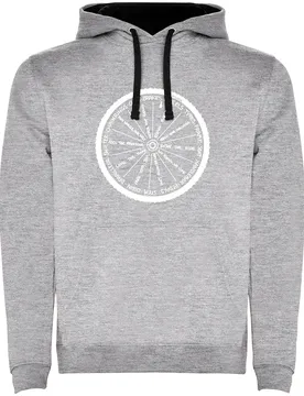 Felpa Con Cappuccio Wheel Vigore Grey