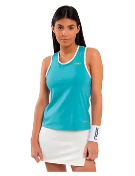Pro Sleeveless T-shirt Dusty Turquoise L - Nox - FashionsVida