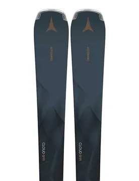 Pack De Skis Alpin Cloud Q11+m10 Gw Black / Anthracite 146 - Atomic - FashionsVida