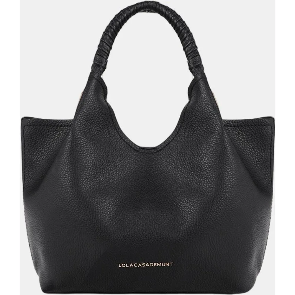 Shopper asa trenzada metálicos - Lola Casademunt - FashionsVida